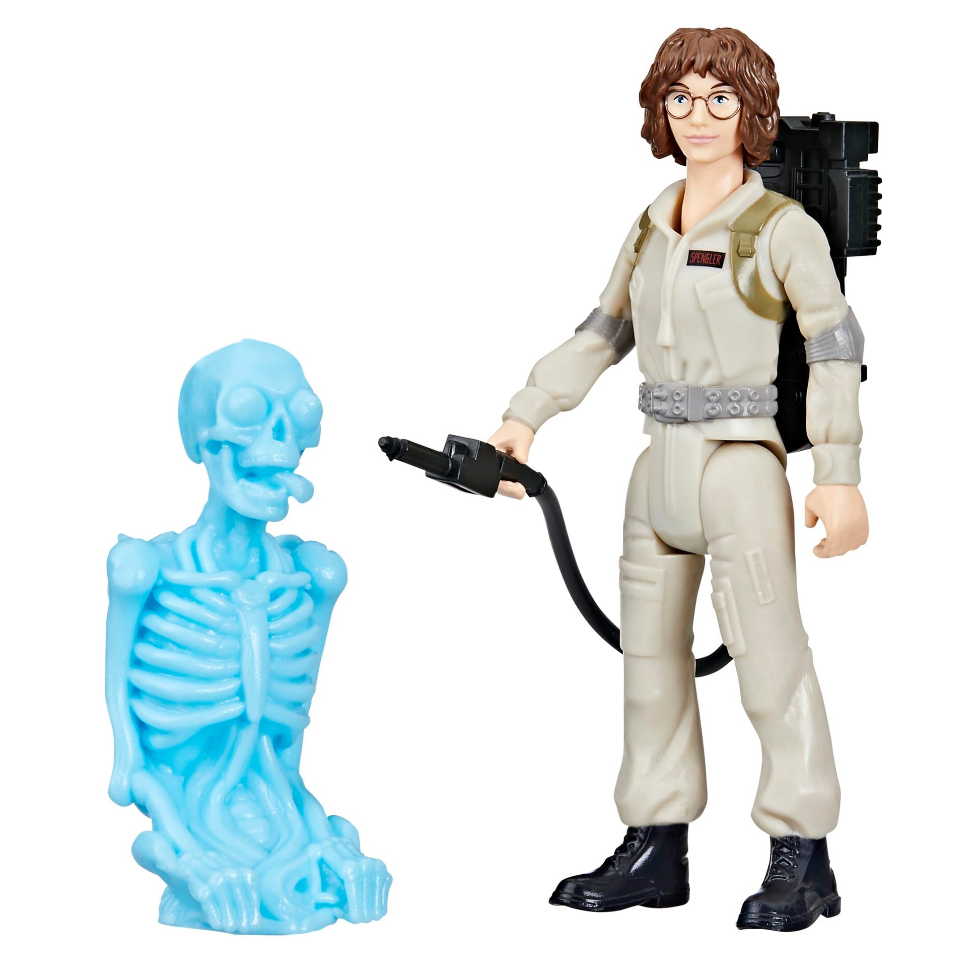 Ghostbusters Fright Features Gary Grooberson Action Figure with Ecto-Stretch Tech Pukey Ghost Toy Accessory, Toys for Kids Ages 4+