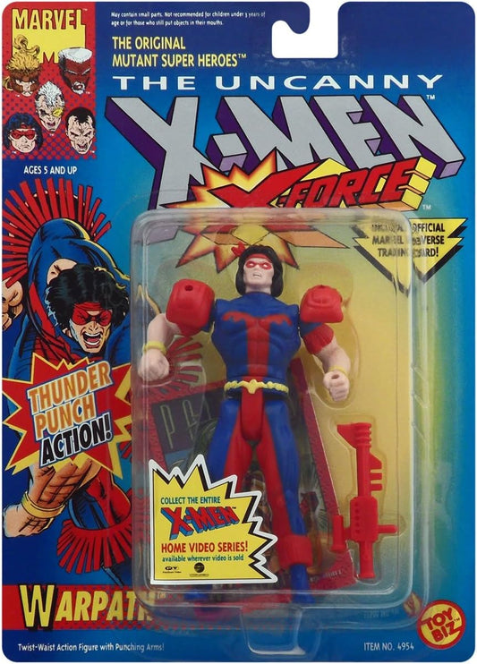 Marvel 1992 Toy Biz X-Men X-Force Warpath Thunder Punch Action Figure Fashions for Home