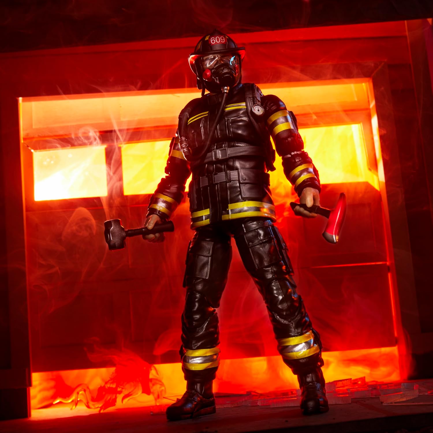 G.I. Joe Classified Series Legacy Collection - Search & Rescue Firefighter, Collectible 6 Inch Action Figure with 14 Accessories