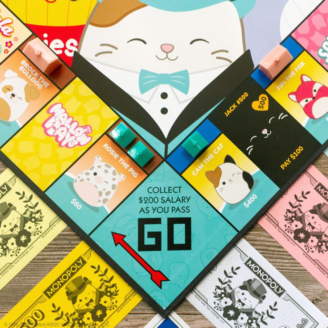 MONOPOLY: Original Squishmallows Collector's Edition Fashions for Home