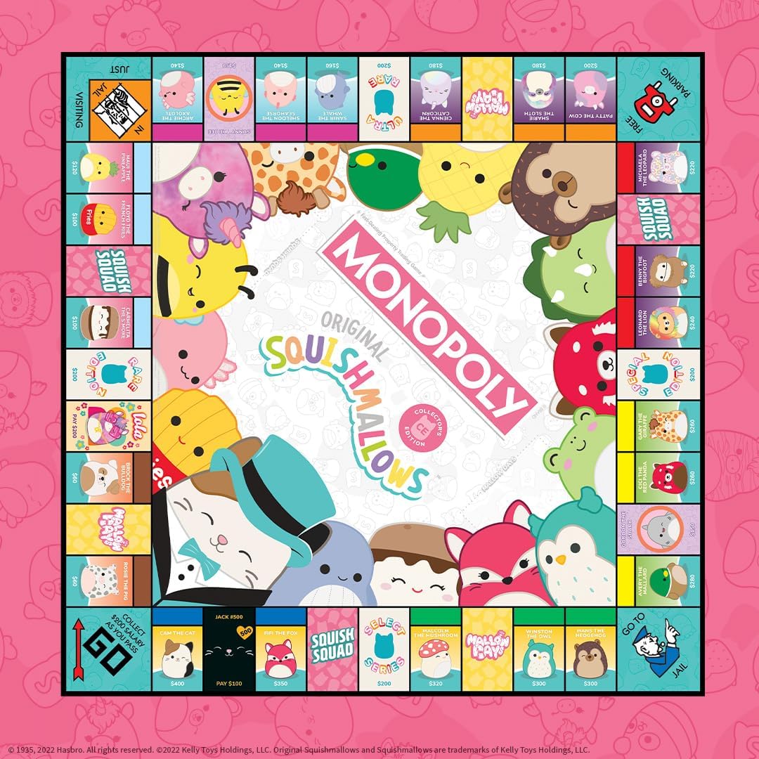 MONOPOLY: Original Squishmallows Collector's Edition Fashions for Home