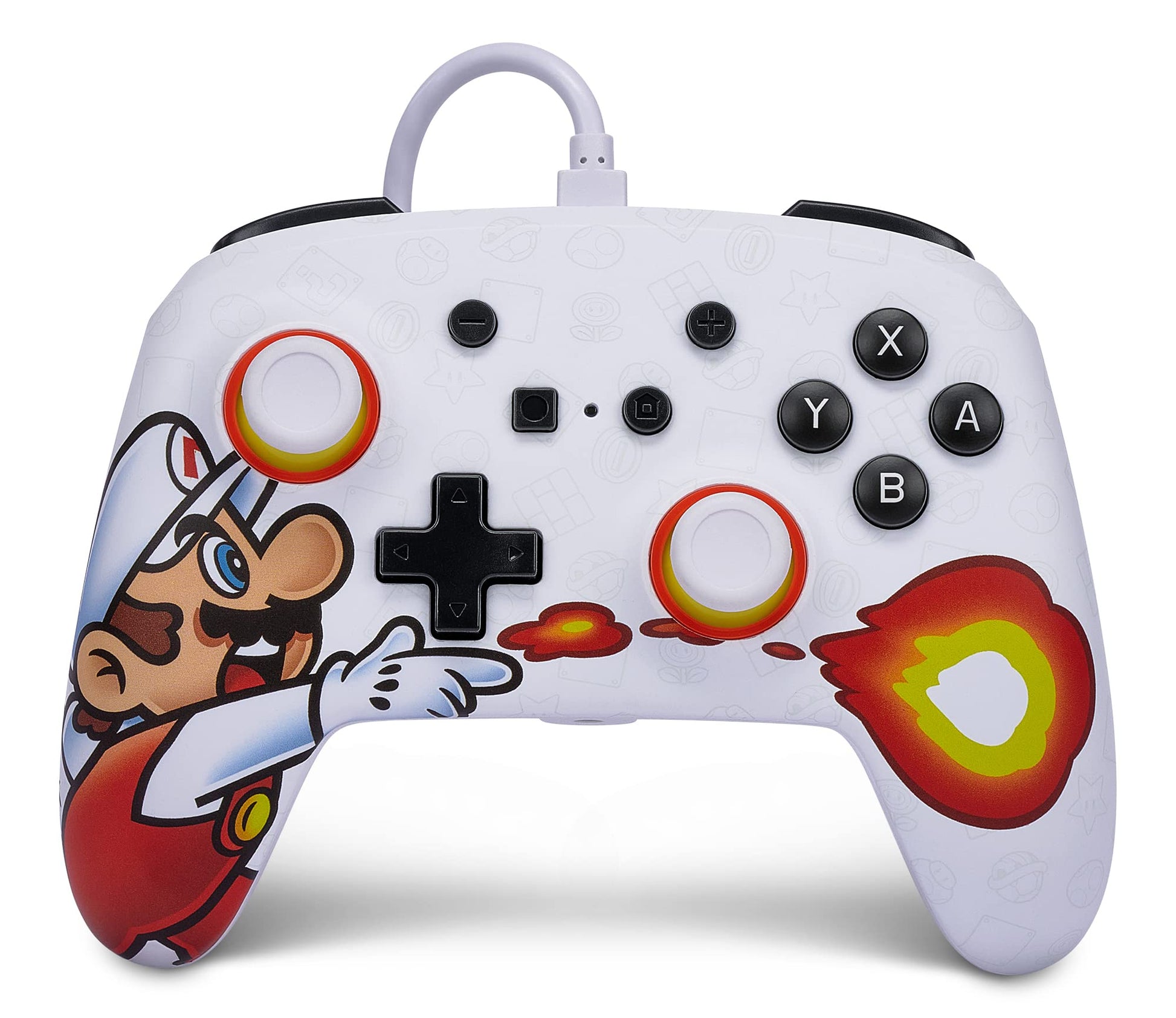 PowerA Enhanced Wired Controller for Nintendo Switch - Woo-hoo! Mario, Gamepad, game controller, wired controller, officially licensed