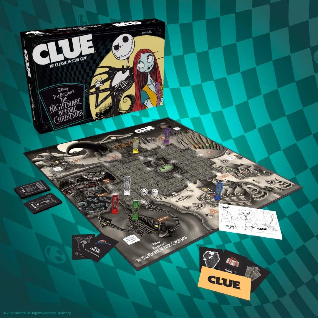 Clue Disney Tim Burton’s The Nightmare before Christmas Board Game Fashions for Home