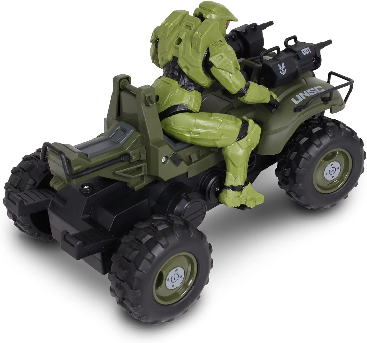 NKOK Halo Infinite: Gungoose & Master Chief 2.4 GHz Radio Control - W/Turbo Boost, Gungoose Vehicle W/Master Chief (762), Working Lights, Battery Powered, Officially Licensed, Ages 6+