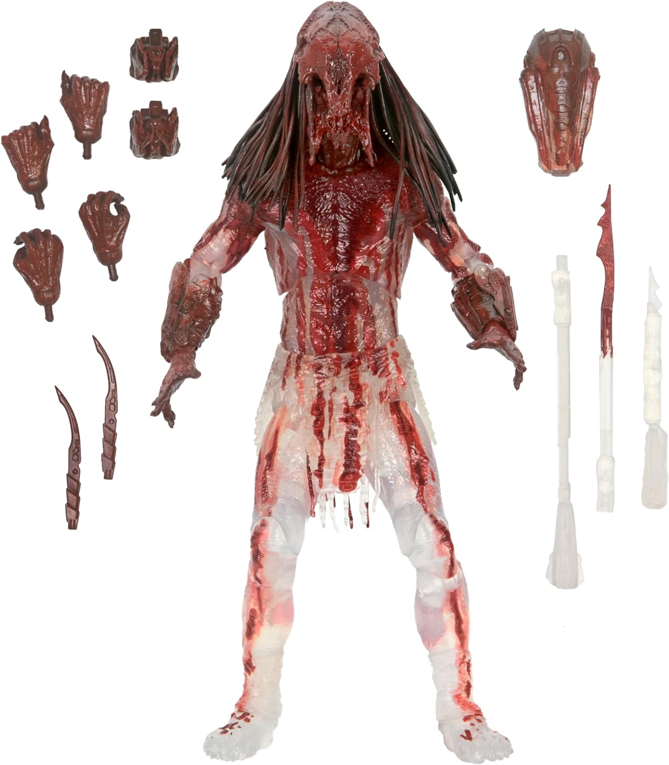 NECA Prey 1:7 Scale Collectible Action Figure, Ultimate Predator “Bear Blood”