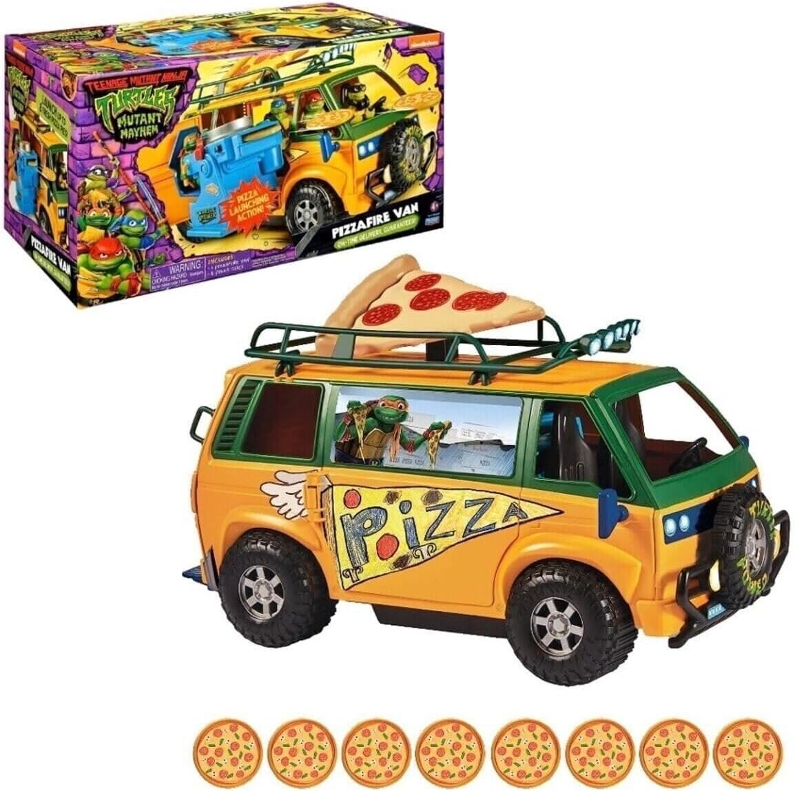 Teenage Mutant Ninja Turtles: Mutant Mayhem Pizza Fire Delivery Van by Playmates Toys