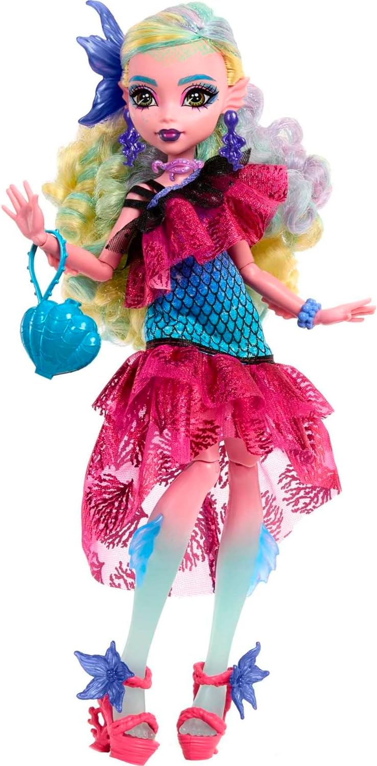 Monster High Lagoona Blue Fashion Doll in Monster Ball Party Dress with Accessories Monster High