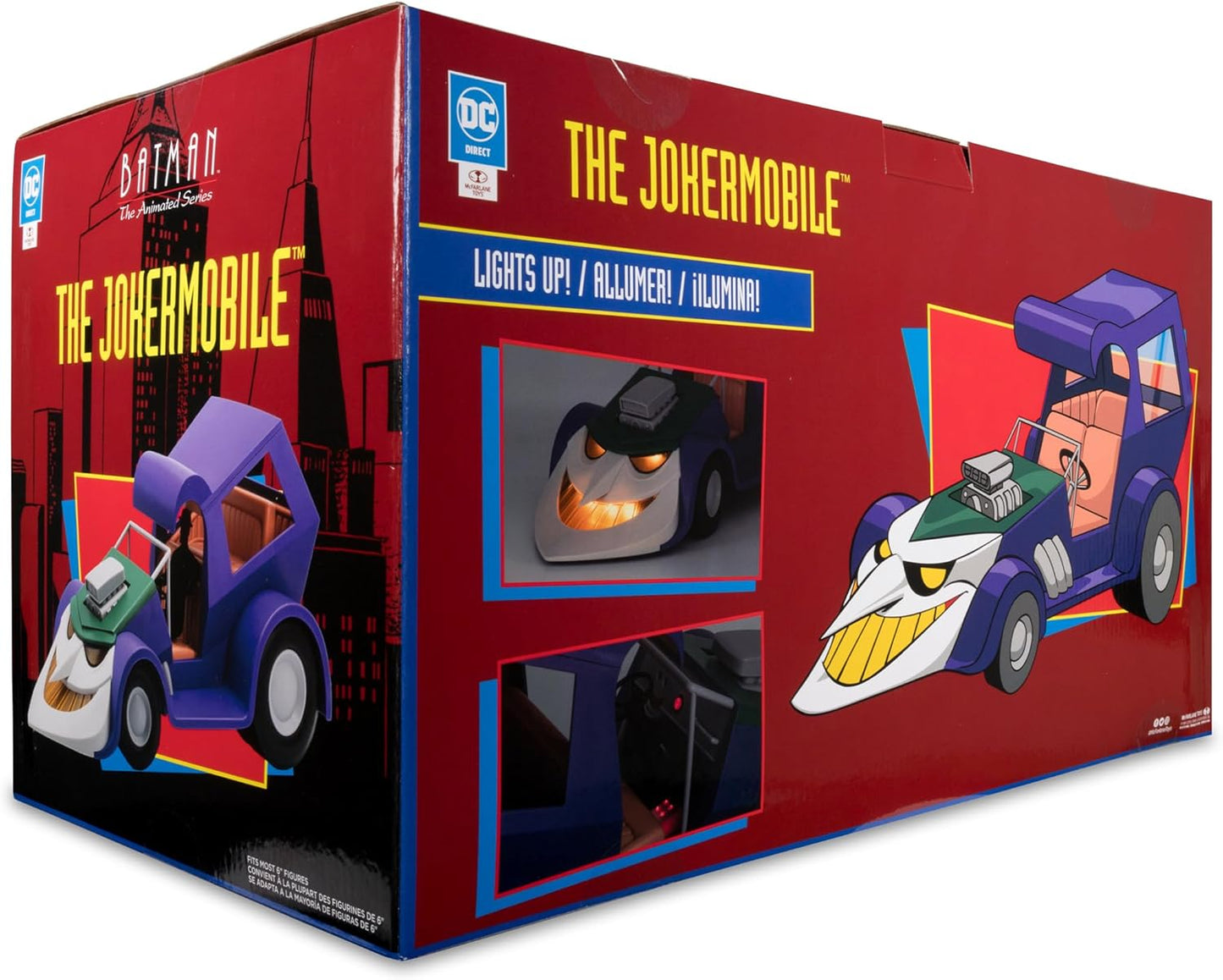 McFarlane Batman: The Animated Series The Jokermobile Vehicle Toys