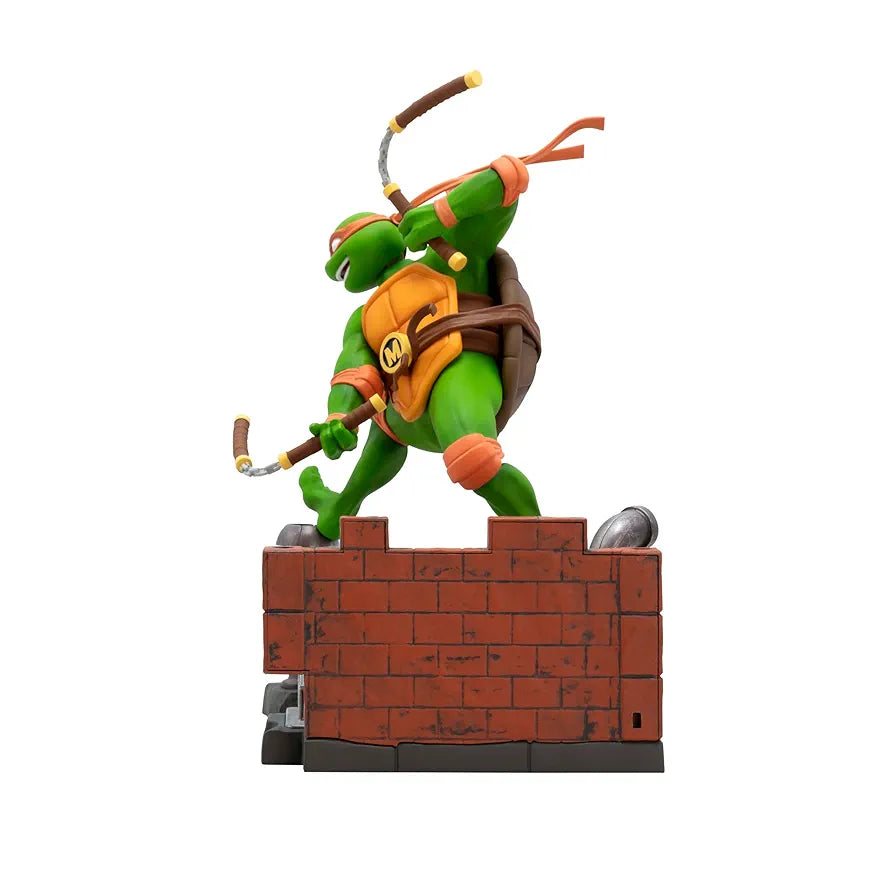 Teenage Mutant Ninja Turtles Michelangelo 7.7" Tall SFC Collectible PVC Figure Statue Cartoon Figurine Home Room Office Décor Gift