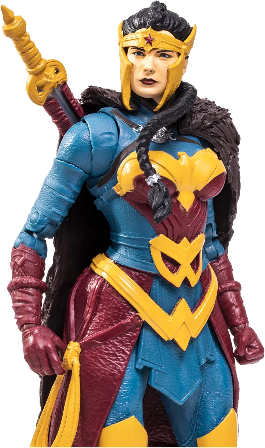 McFarlane Toys DC Multiverse Wonder Woman Endless Winter 7" Action Figure with Build-A Frost King Piece and Accessories