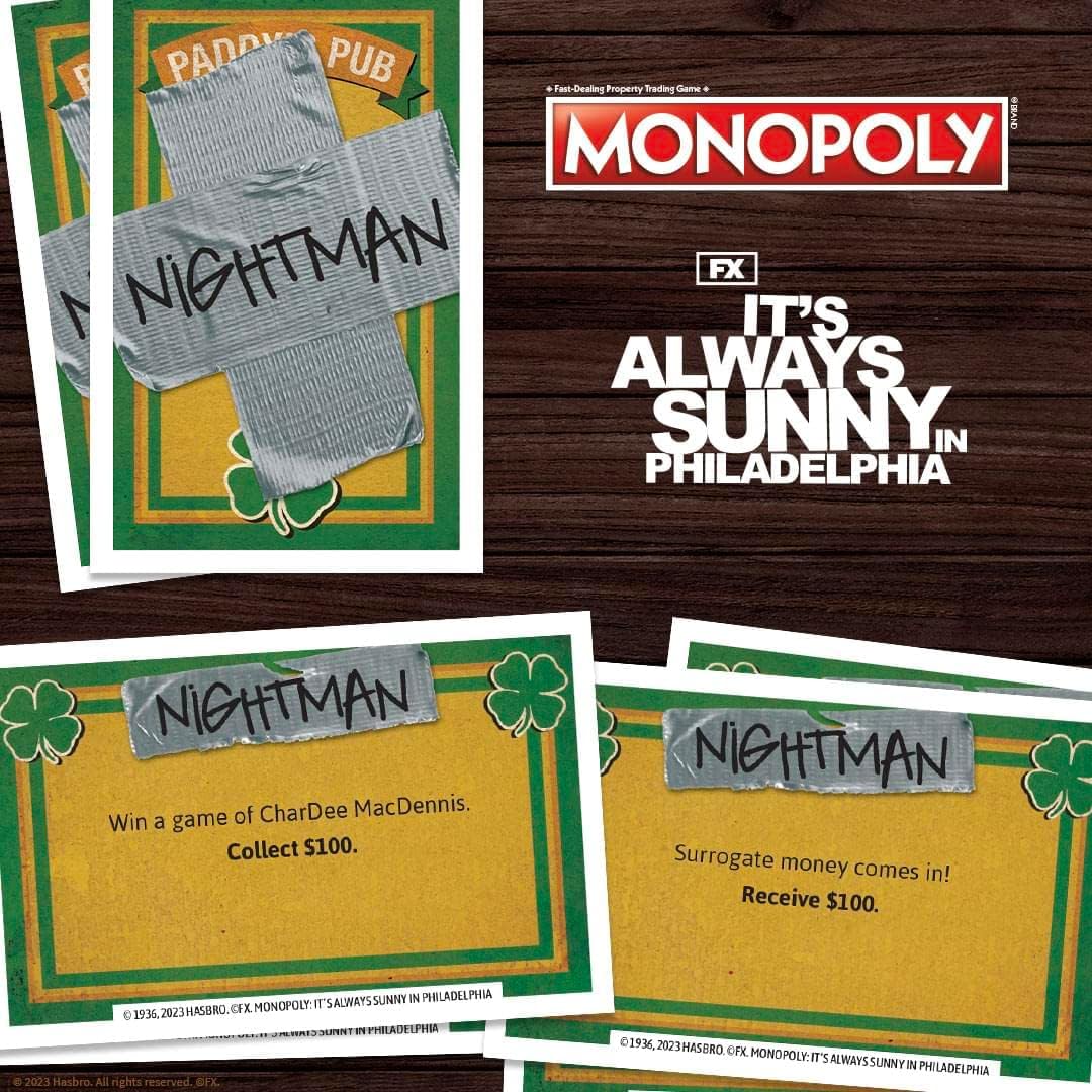 Monopoly It’s Always Sunny in Philadelphia | Officially Licensed Monopoly Board Game | Award Winning FX Sitcom