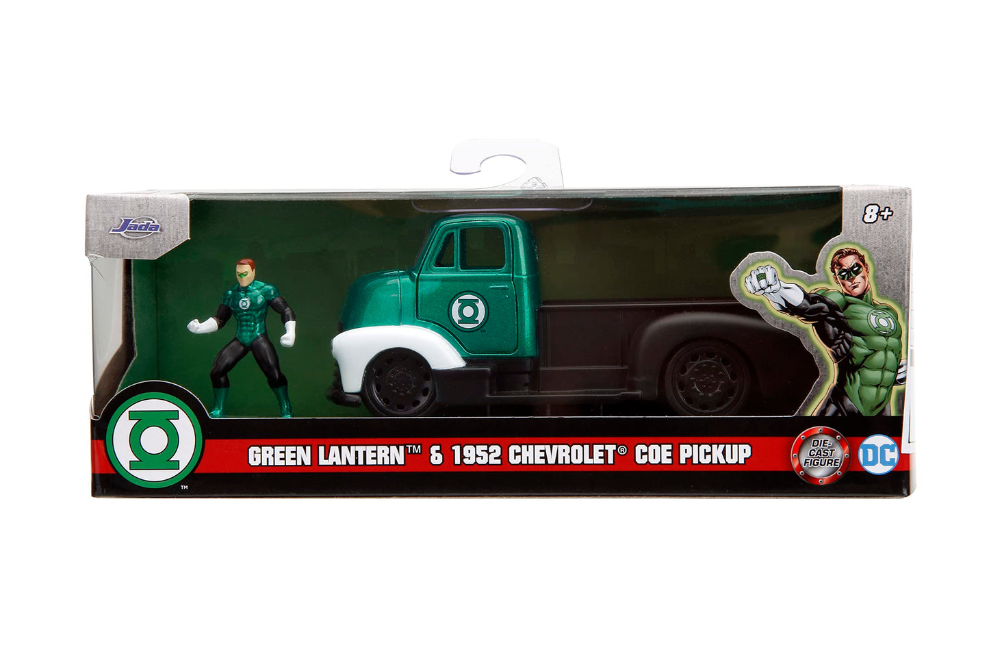 Jada DC Comics 1:32 1952 Chevrolet COE Pickup Die-Cast Car & 1.65" Green Lantern Figure Fashions for Home