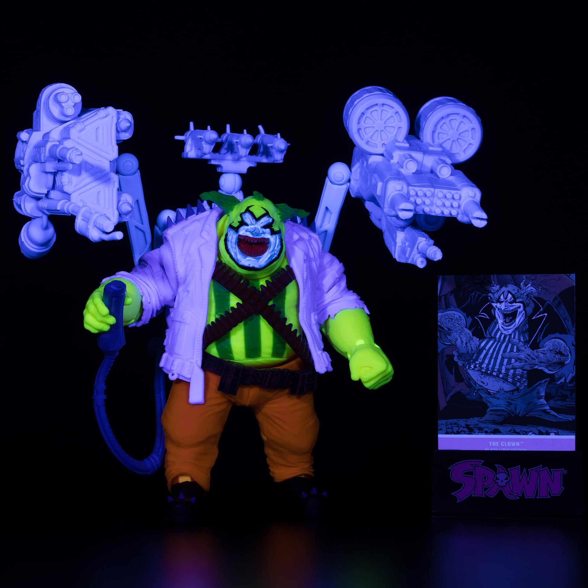 Spawn The Clown Black Light Edition 7in Fashions for Home
