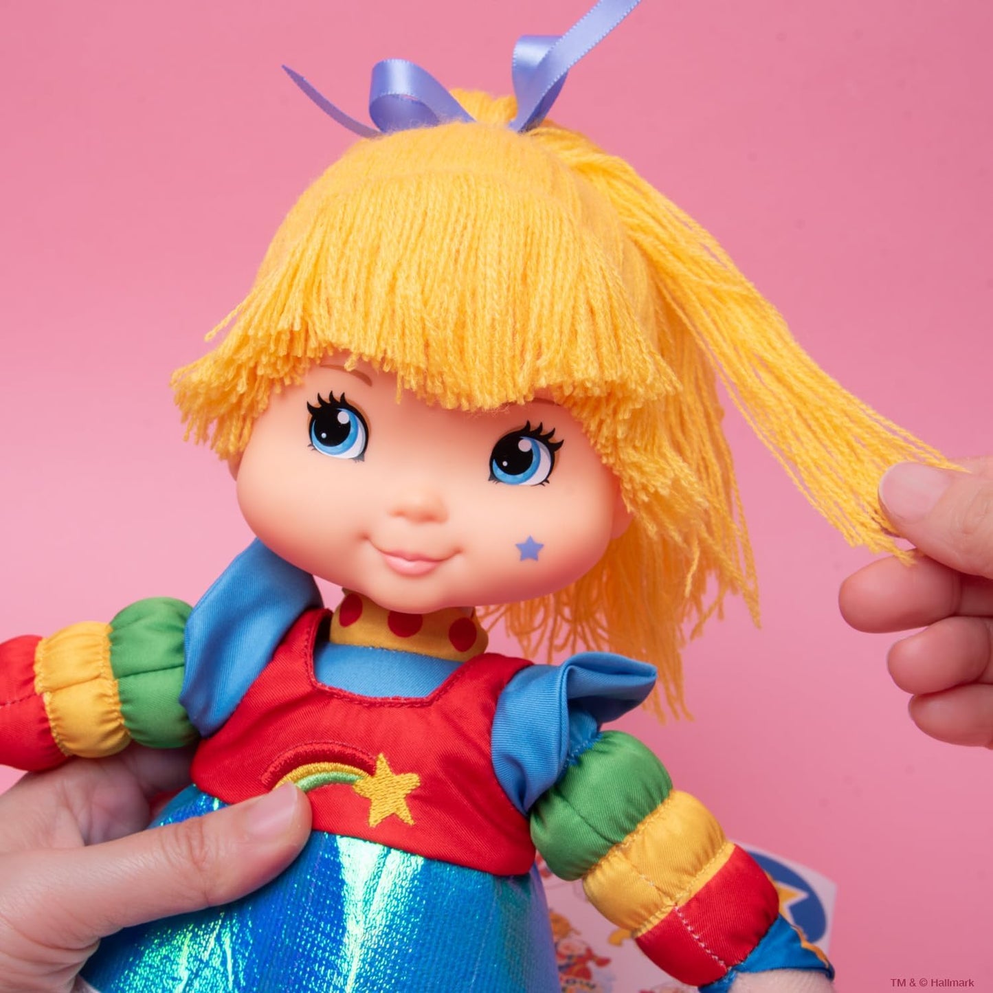 Rainbow Brite 12" Threaded Hair Plush Doll, Children Ages 3+