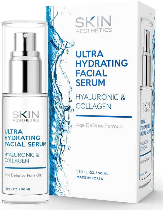 Skin Aesthetics Hyaluronic & Collagen Facial Serum - Fashions for Home