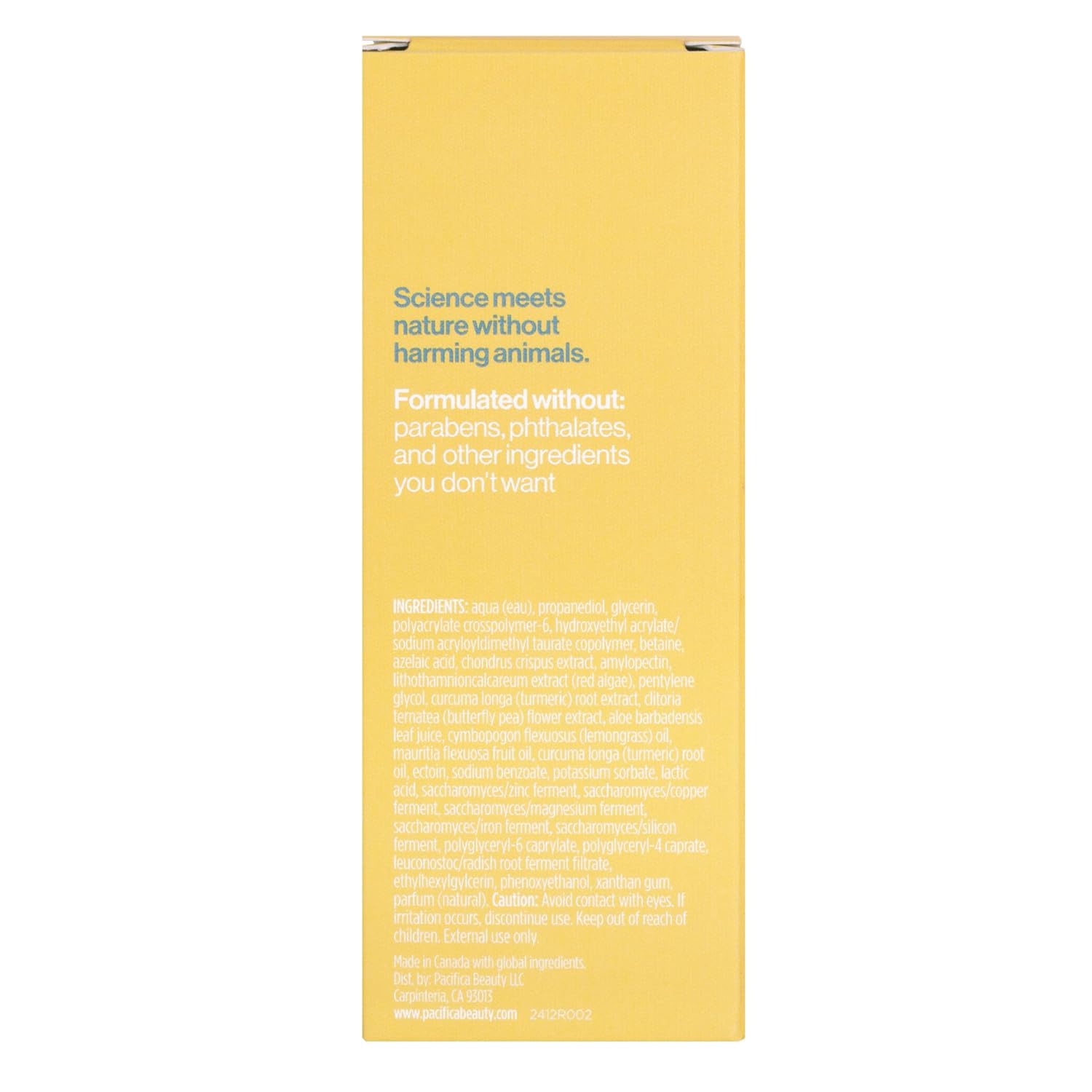 Pacifica Comfort Space Calming Face Mask for Sensitive Skin, Redness Relief Hydrating Facial Mask with Azelaic Acid & Turmeric, Soothes Irritation & Dryness, Vegan Skincare, 2 Fl Oz