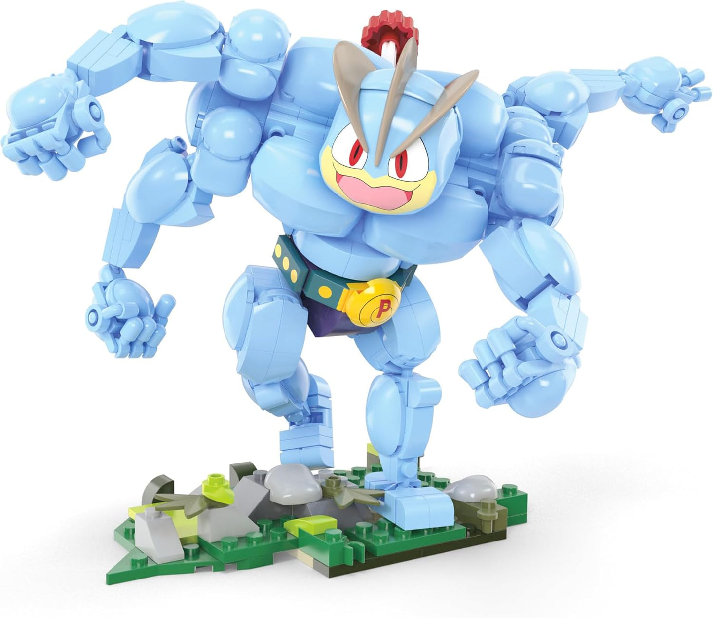 MEGA Pokémon Building Toys Set Machamp with 401 Pieces, Articulated and Poseable with Motion, 6+ Inches Tall, for Kids