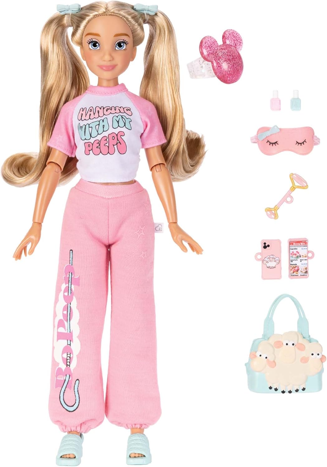 Disney ILY 4ever Fashion Dolls Inspired by Bo Peep 11.5" Tall with 13 Points of Articulation, Glittery Mickey Ring Included for You!