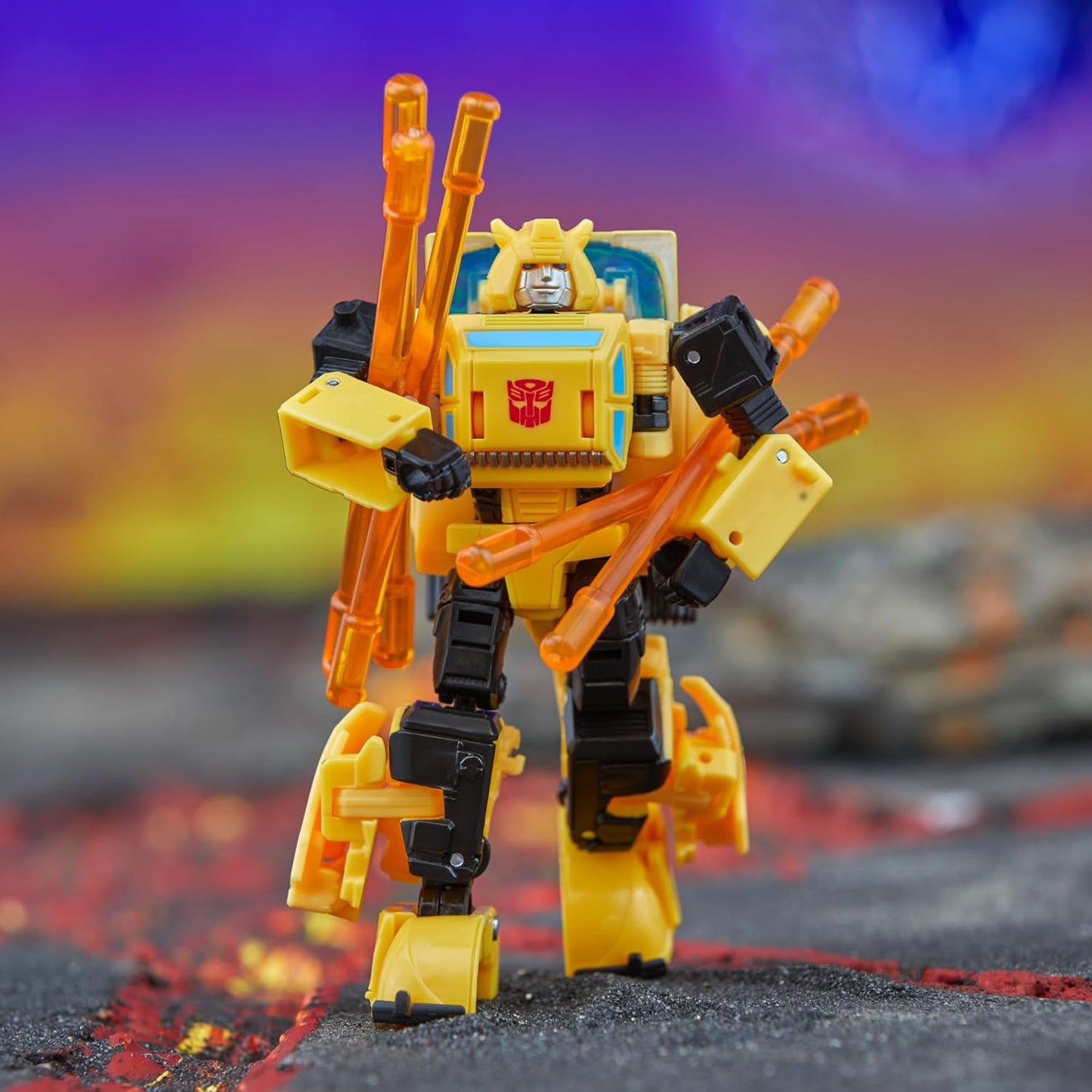 Transformers Legacy Deluxe Class Origin Bumblebee 5.5-inch Converting Action Figure, 8+