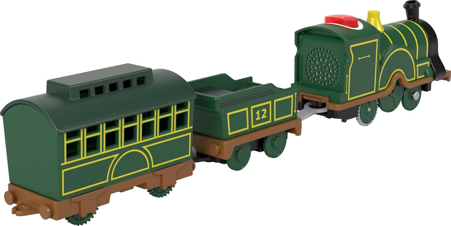 Thomas & Friends Motorized Toy Train Talking Emily Battery-Powered Engine with Phrases & Sounds for Kids Ages 3+ Years