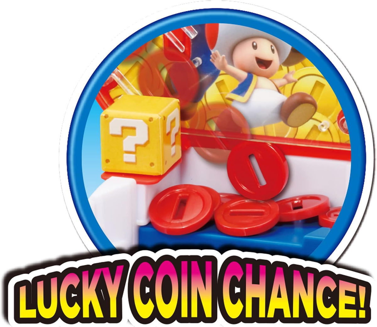 EPOCH Games - Super Mario Lucky Coin Game Tabletop Game - Kids Family Board