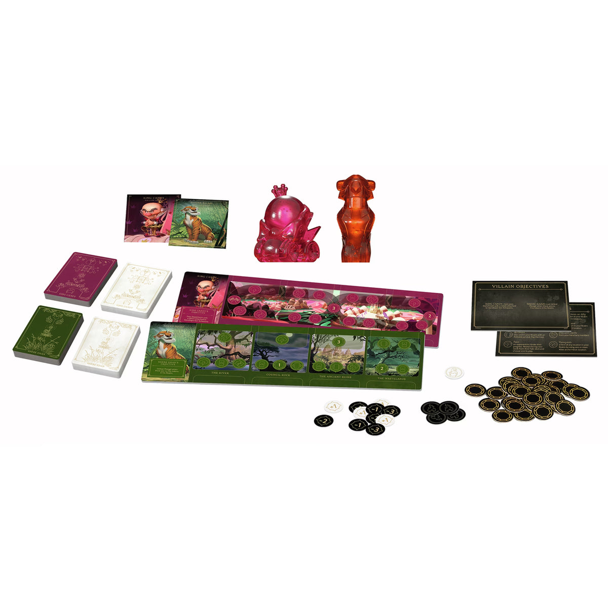 Ravensburger Disney Villainous - Sugar & Spite Strategy Board Game - Compatible with Other Villainous Games - with King Candy or Shere Khan - 2019 Toy of The Year Award Winning Line - Ages 10+ Fashions for Home