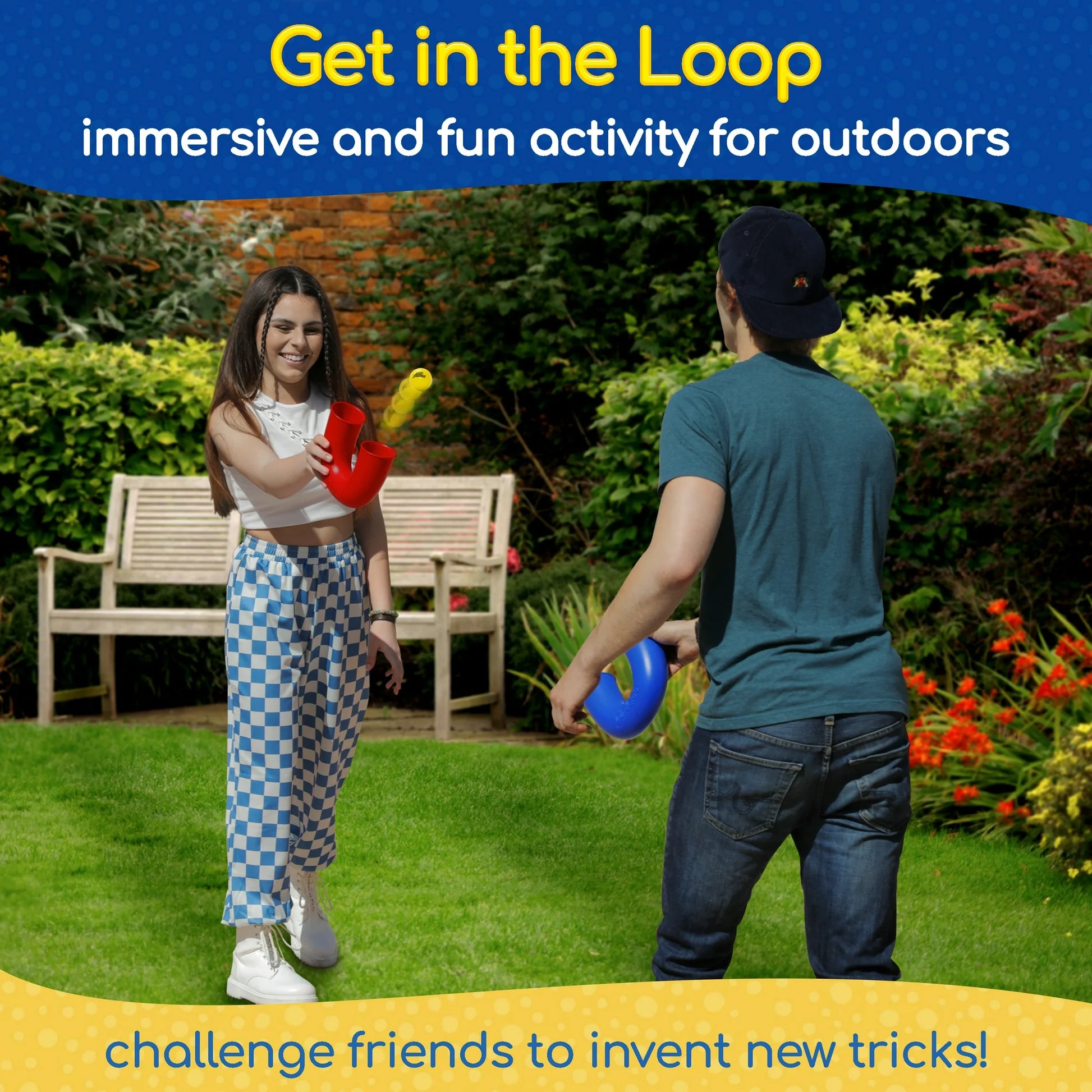 Pindaloo Juggling Tube Skill Game for Kids and Teens, Indoor Outdoor Fun Activity, Red Fashions for Home