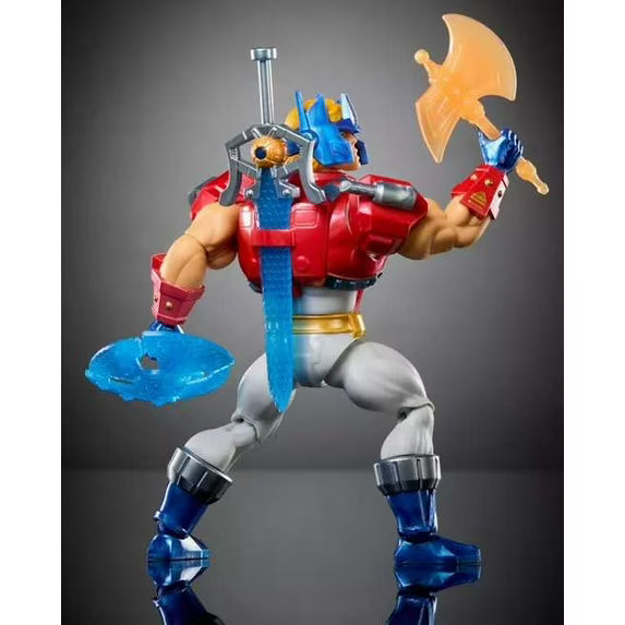 Masters of the Universe X Transformers Optimus Prime Armor He-Man Action Figure Fashions for Home