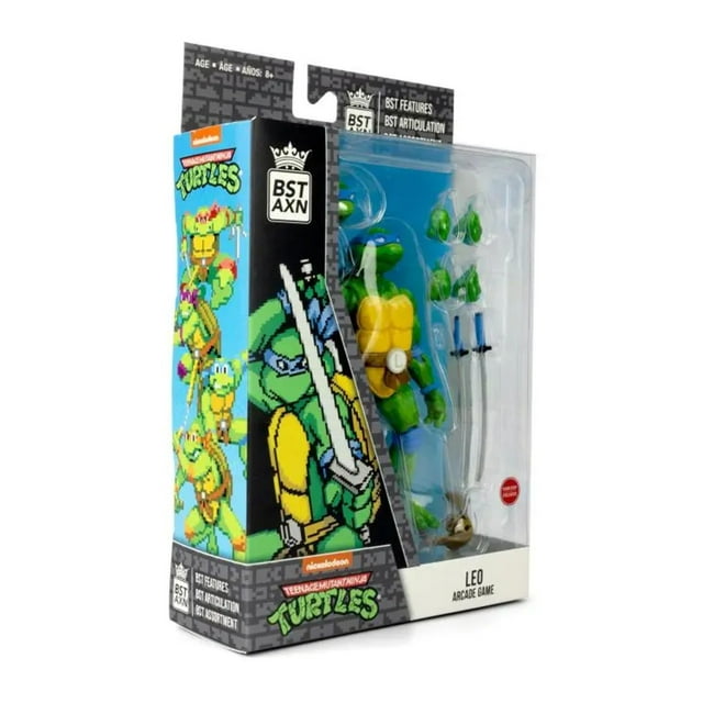 Teenage Mutant Ninja Turtles BST AXN leo Action Figure (Arcade Game) - Fashions for Home
