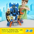 Imaginext DC Super Friends Batman Playset, Command Center with 10-inch Robot, Toddler Toys Ages 3+