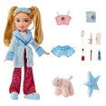 Bratz Slumber Party Cloe Fashion Doll with 2 Sets of Pajamas, Plush, and Accessories