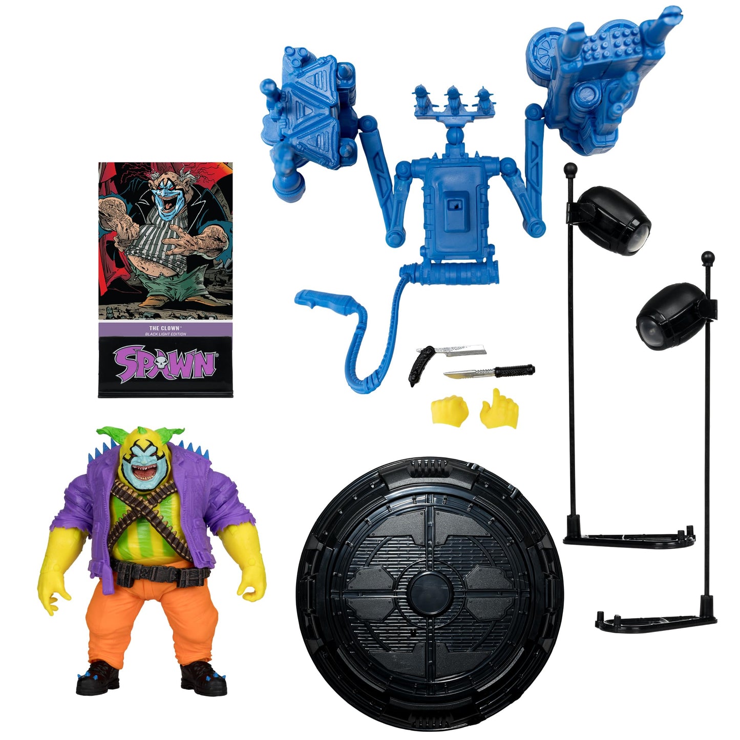Spawn The Clown Black Light Edition 7in Fashions for Home