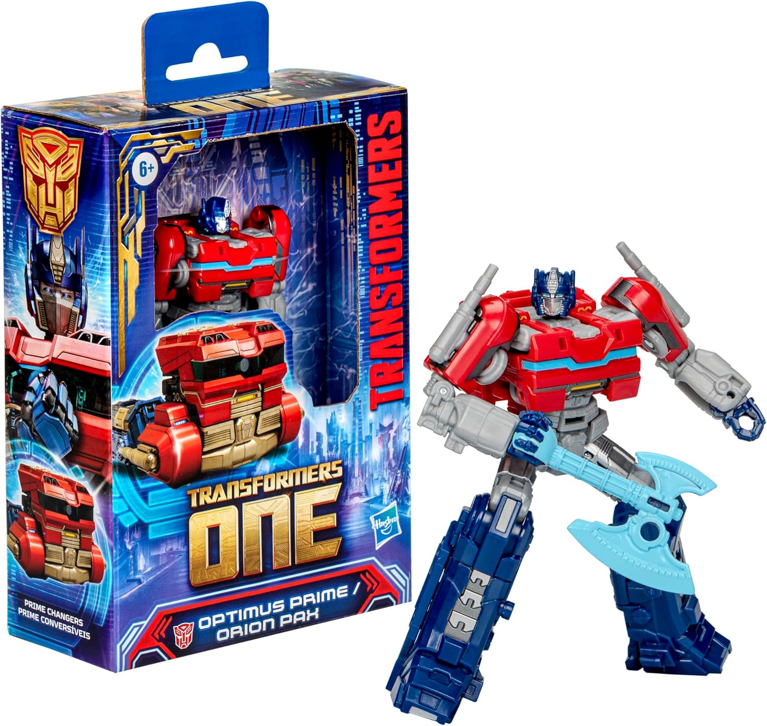 Transformers One Prime Changer Optimus Prime (Orion Pax) 5" Action Figures for Kids Age 6+ - Fashions for Home