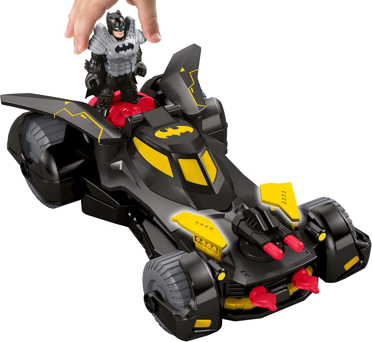 DC Super Friends Imaginext Batmobile Figure Set [Black] Fashions for Home