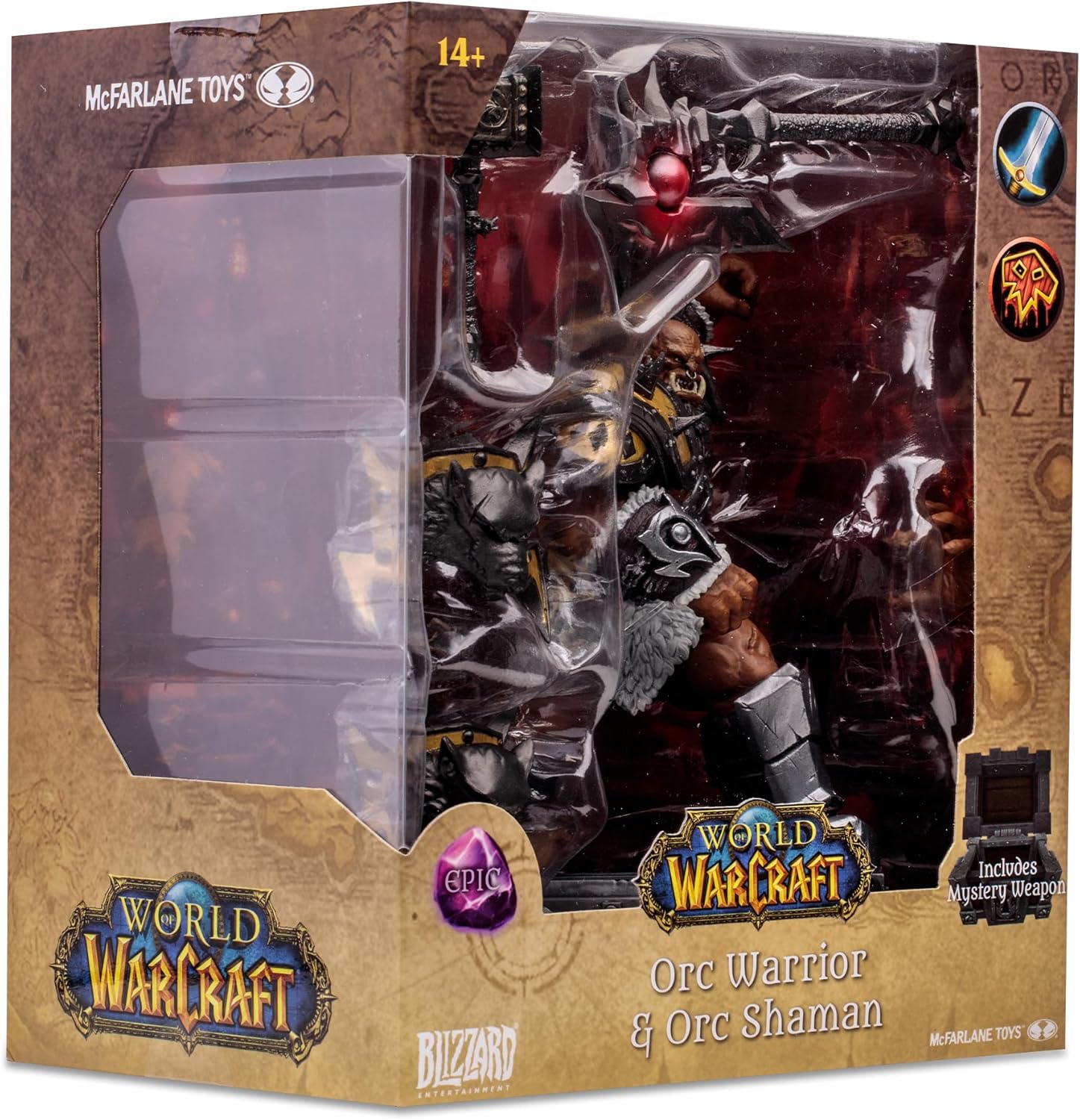 McFarlane Toys - World of Warcraft Orc: Warrior/Shaman (Epic) 1:12 Scale Posed Figure McFarlane Toys