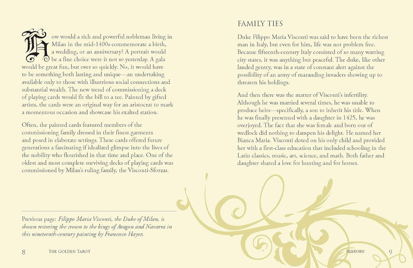 The Golden Tarot: The Visconti-Sforza Deck