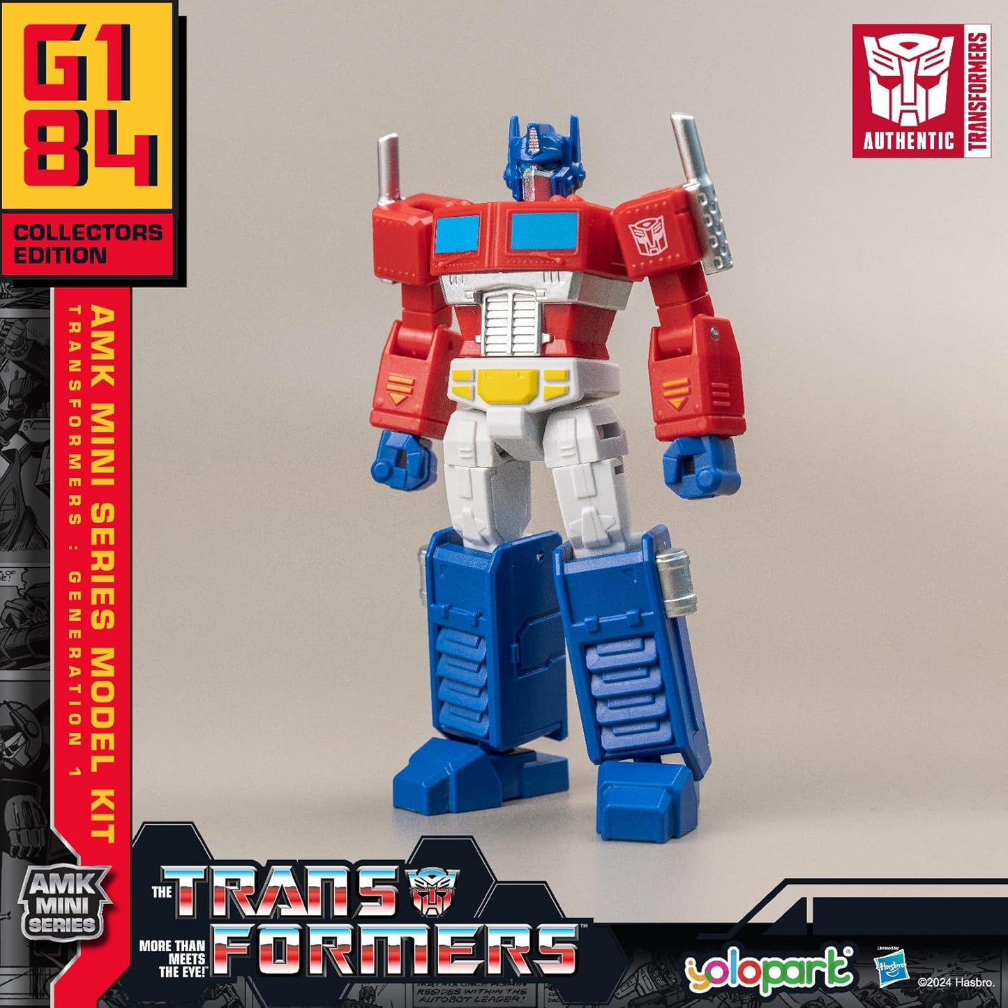 YOLOPARK Amkmini Optimus Prime Model Kits Transformer Toys Fashions for Home