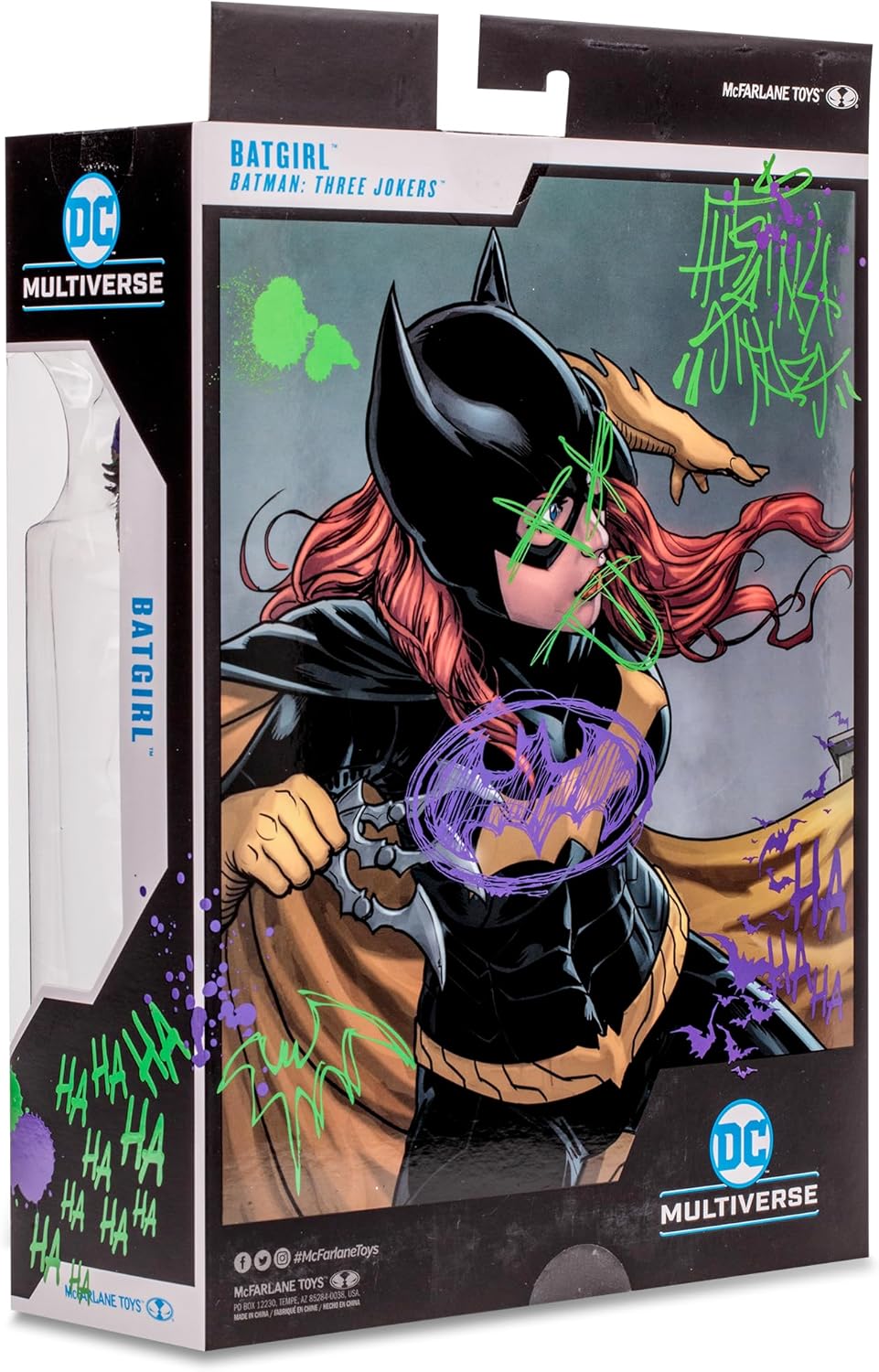 McFarlane DC Multiverse Action Figure Batgirl Jokerized (Three Jokers) (Gold Label) 18 cm