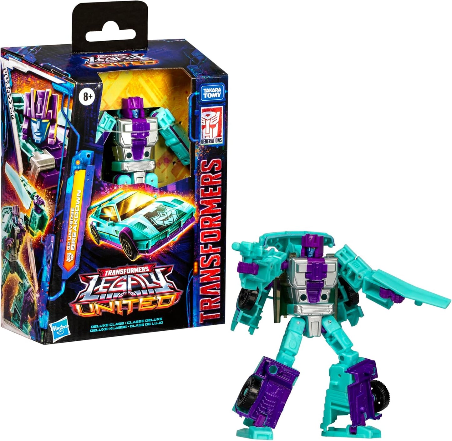 Transformers Legacy Deluxe Class G2 Universe Breakdown, 5.5-inch Converting Action Figure, 8+