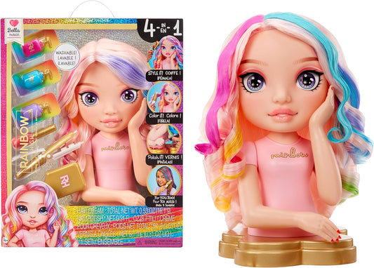 Rainbow High Bella 13” Styling Head 4 in 1 Playset Fashions for Home