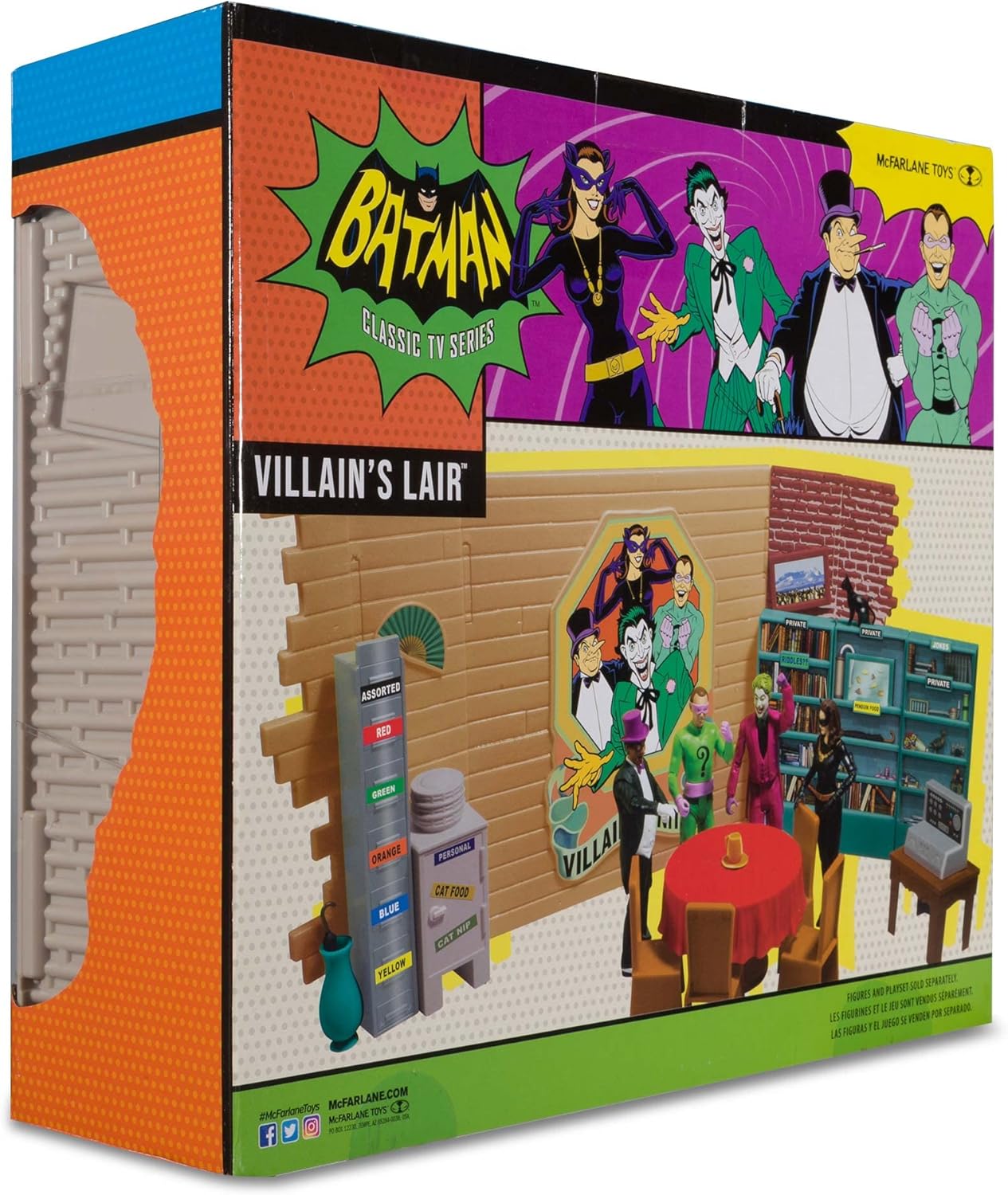 DC McFarlane Toys Retro - Batman '66: Villains Lair Fashions for Home
