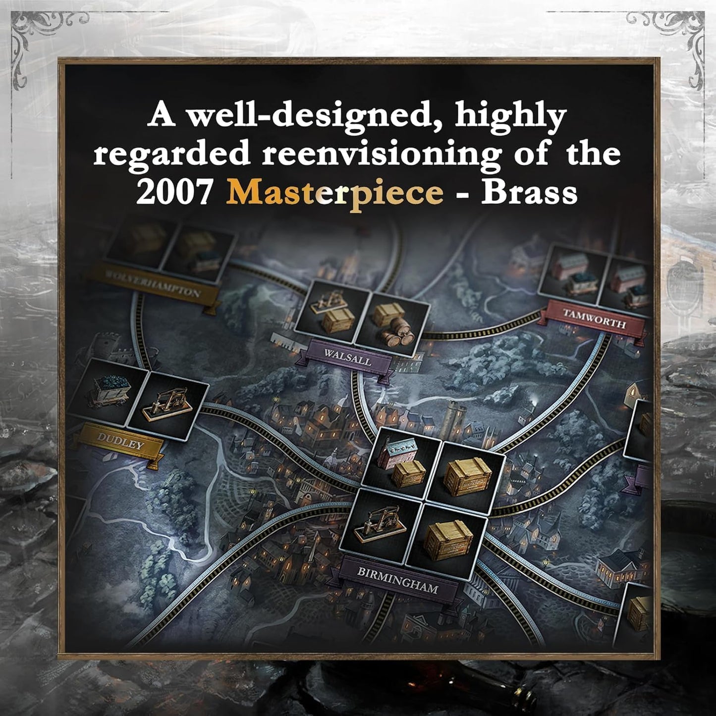 Brass: Birmingham - an Economic Strategy Game for 2-4 Players | #1 Board Game on Board Game Geek | Ages 14+ | Plays in 60-120 Minutes