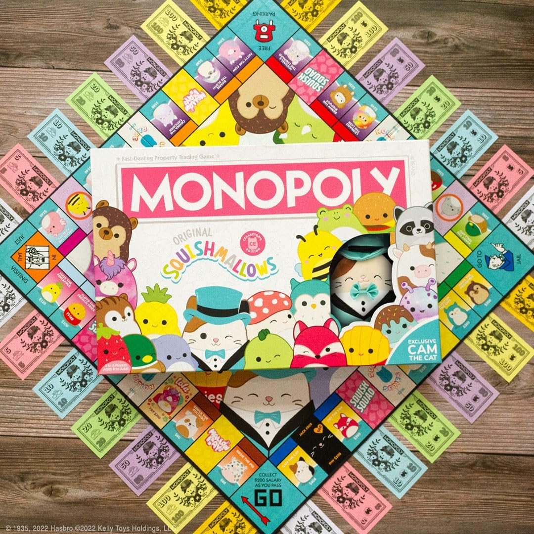 MONOPOLY: Original Squishmallows Collector's Edition Fashions for Home