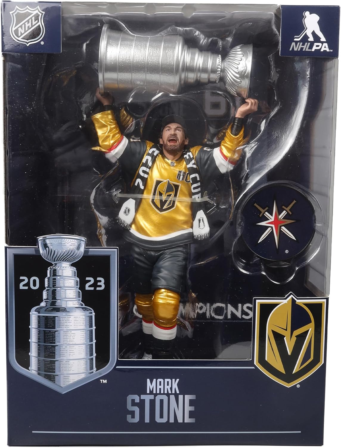 McFarlane Toys - Mark Stone w/Stanely Cup (Vegas Golden Knights) NHL 7in Posed Figure McFarlane's SportsPicks