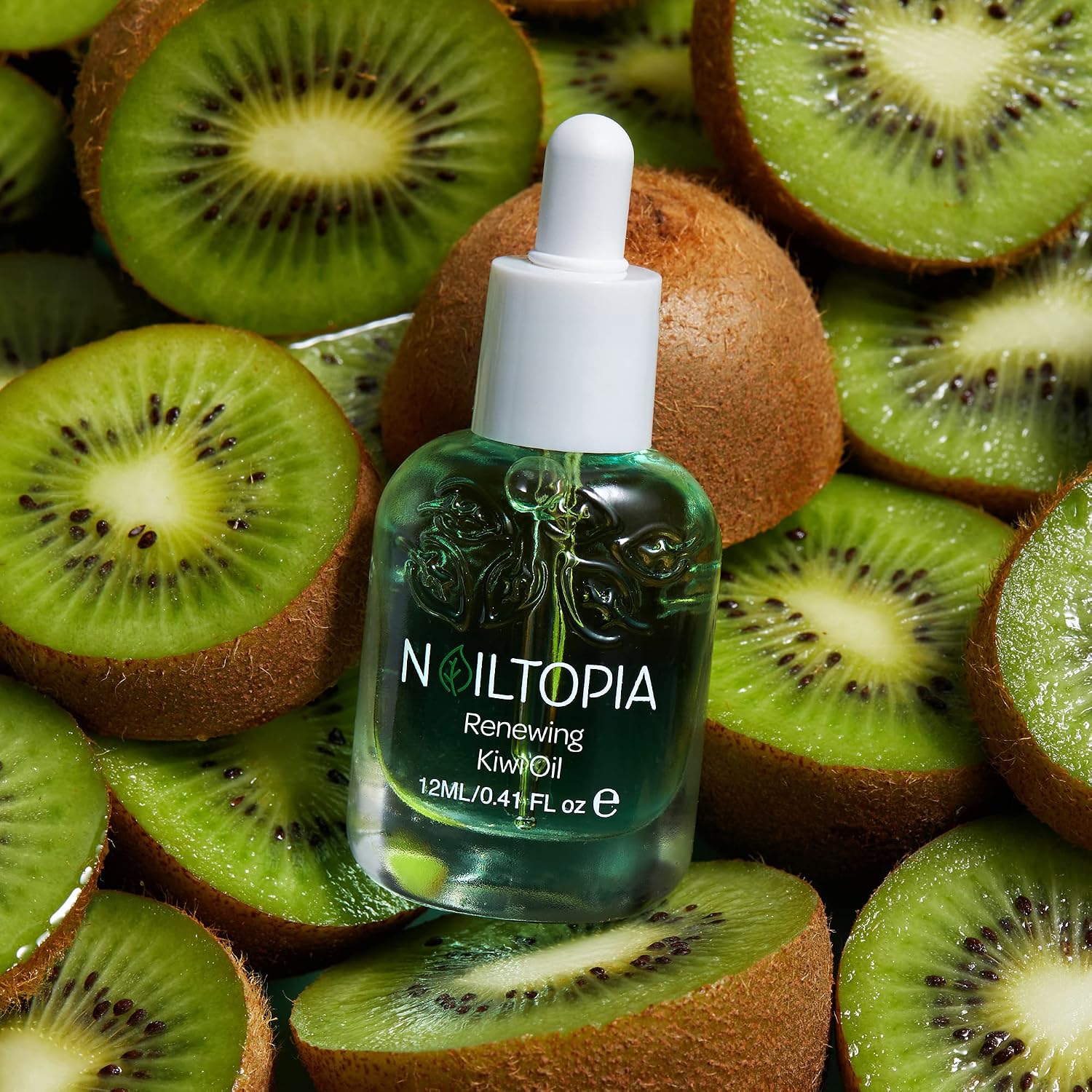 Nailtopia Fresh Soothing and Smoothing Kiwi Oil - Hydrating Cuticle Oil for Dry Skin - Bio-Sourced Skincare - 0.41 oz Fashions for Home