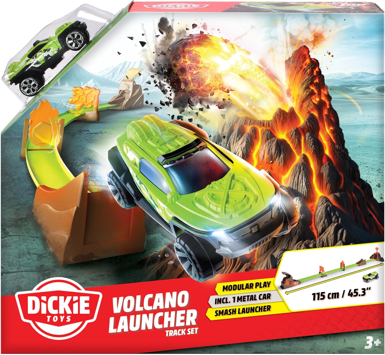 Dickie Toys Volcano Launcher Track Set