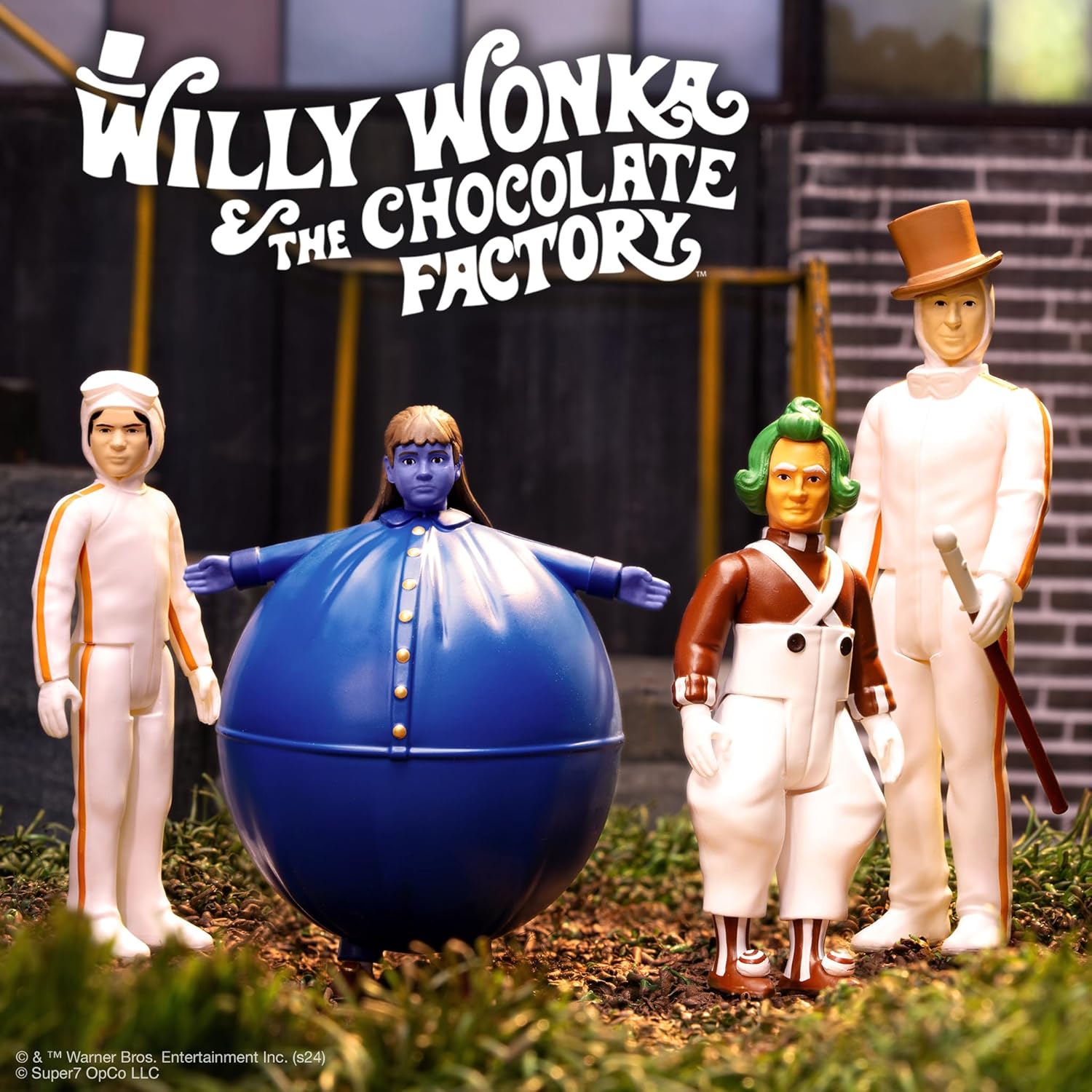 Super7 Willy Wonka and The Chocolate Factory Mike Teevee White Suit - 3.75" Willy Wonka Action Figure Classic Movie Collectibles and Retro Toys