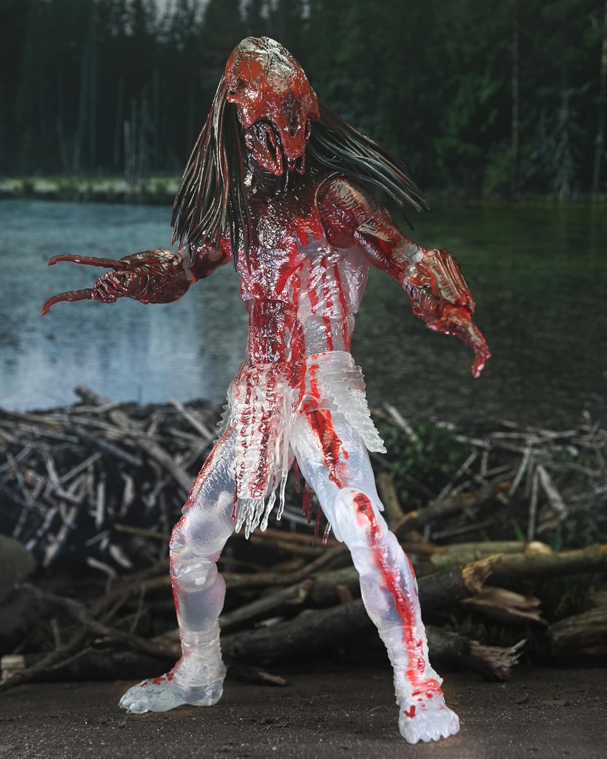 NECA Prey 1:7 Scale Collectible Action Figure, Ultimate Predator “Bear Blood”