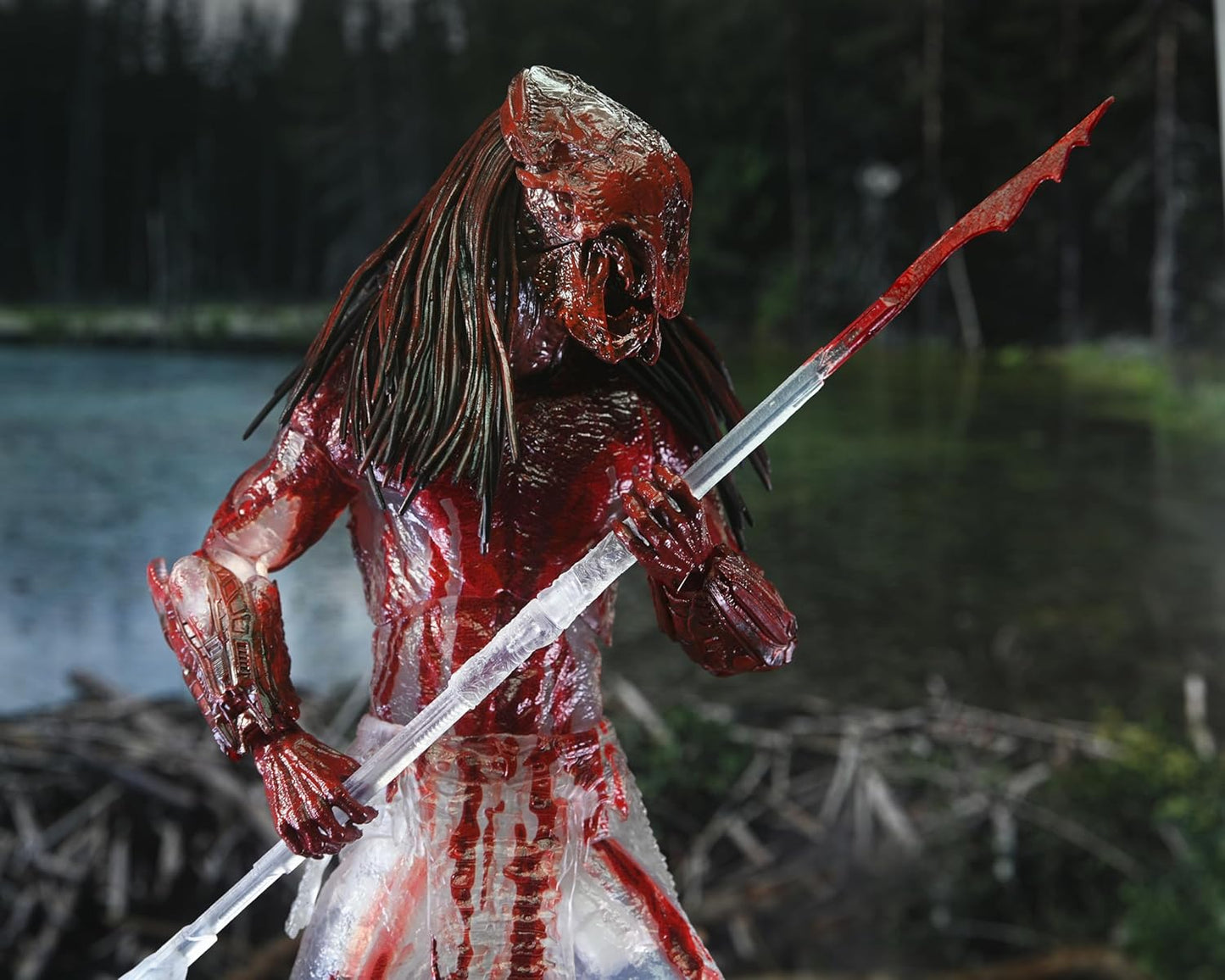 NECA Prey 1:7 Scale Collectible Action Figure, Ultimate Predator “Bear Blood”