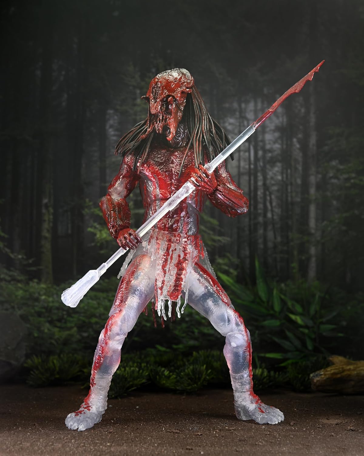NECA Prey 1:7 Scale Collectible Action Figure, Ultimate Predator “Bear Blood”
